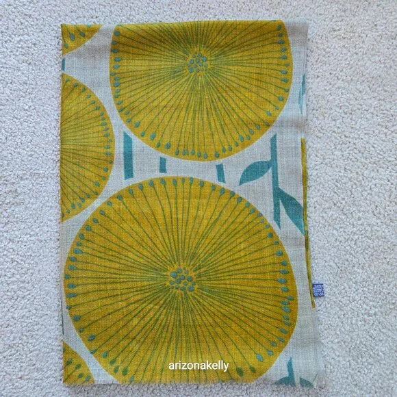 NWOT Cashmere Scarf Retro Scandinavian Design - Picture 12 of 14